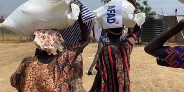 AFAD'dan Güney Sudanlı sel ve çatışma mağdurlarına yardım