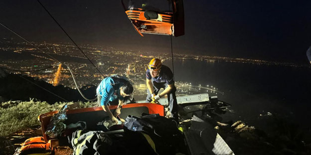 AFAD'dan teleferik kazası açıklaması