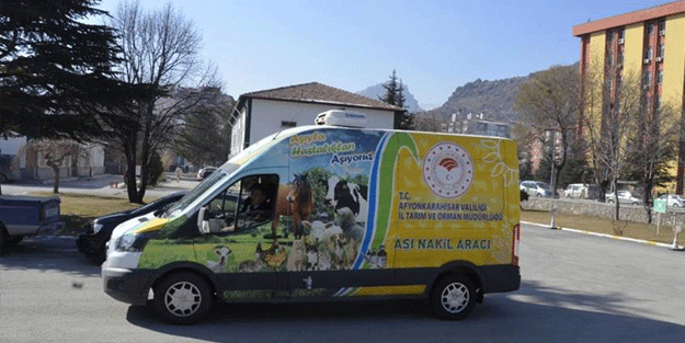 Afet bölgesindeki besicilere aşı desteği