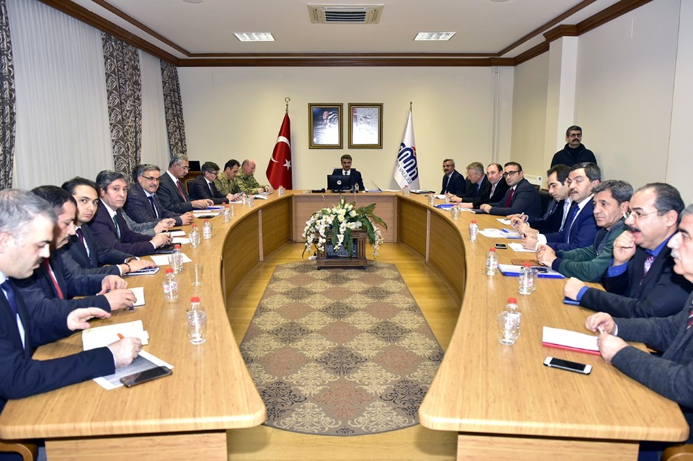 Afet değerlendirme toplantısı yapıldı 
