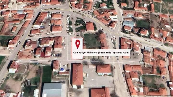 Afet ve acil durumlarda Aslanapa ilçesinde toplanma alanları 
