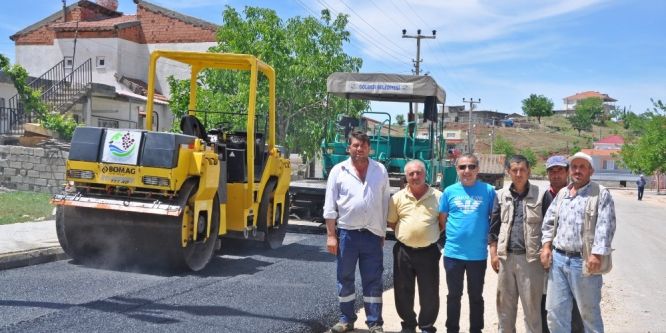Gölbaşı ilçesinde asfaltlama çalışmaları yapıldı