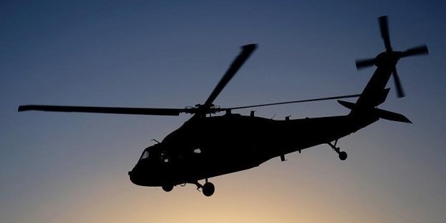 Afganistan'da askeri helikopter düştü: 2 ölü