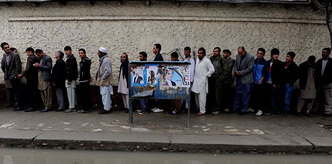 Afganlılardan seçime büyük ilgi