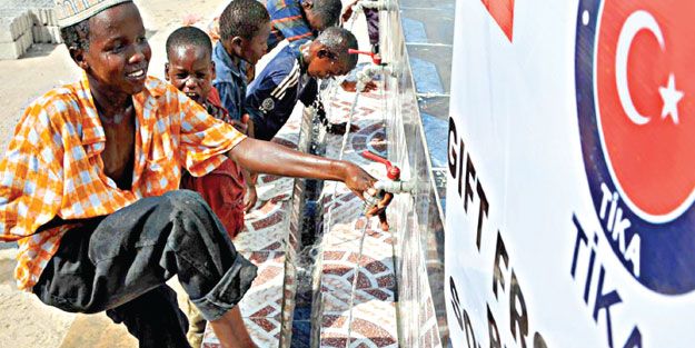 Afrika’da su sevinci