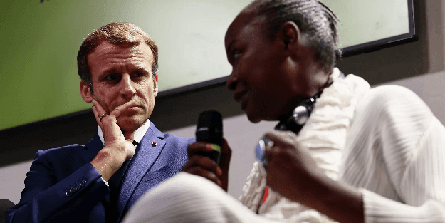 Afrikalı gençten Macron'a tokat: Biz olmasak Fransa olmayacaktı