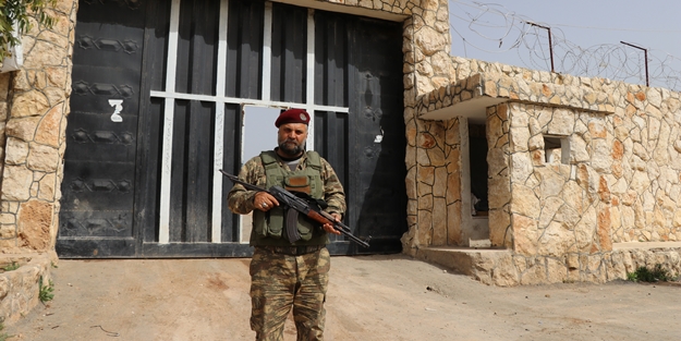 Afrin merkez hapishanesi böyle görüntülendi