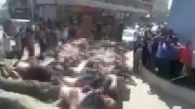 Afrin sokaklarında PYD vahşeti