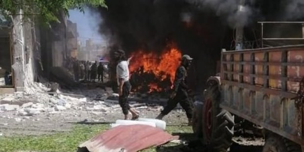 Afrin'de bombalı araçla saldırı! Ölüler ve yaralılar var