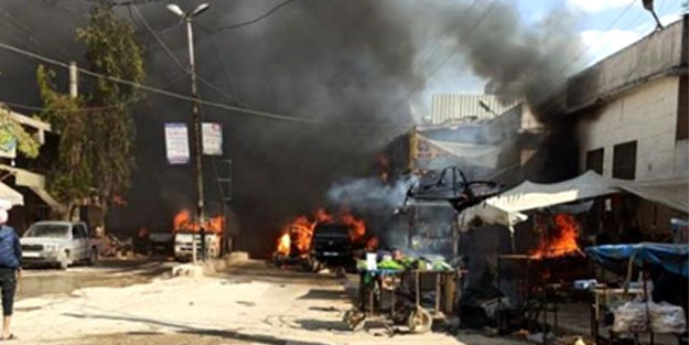 Afrin'de bombalı saldırı!