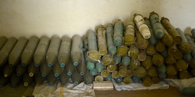 Afrin'de bulundu... Çarpıcı görüntüler