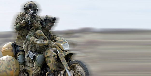 Afrin'de motosikletle terörist avı!