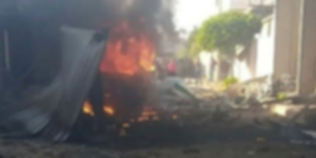 Afrin'de terör saldırısı: Yaralı siviller var