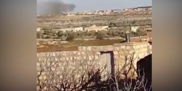 Afrin'de teröristlerin karargahı böyle vuruldu!