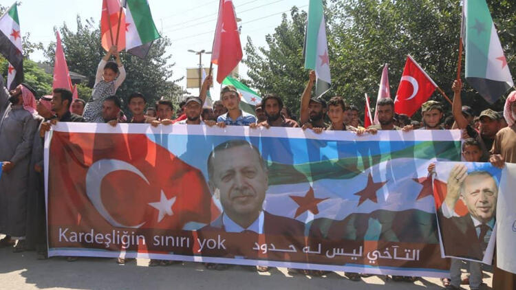 Afrin'de Türkiye'ye teşekkür