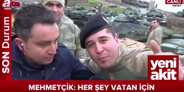 Afrin'deki kahraman Mehmetçiklerden mesaj var: Operasyon değil eğitim
