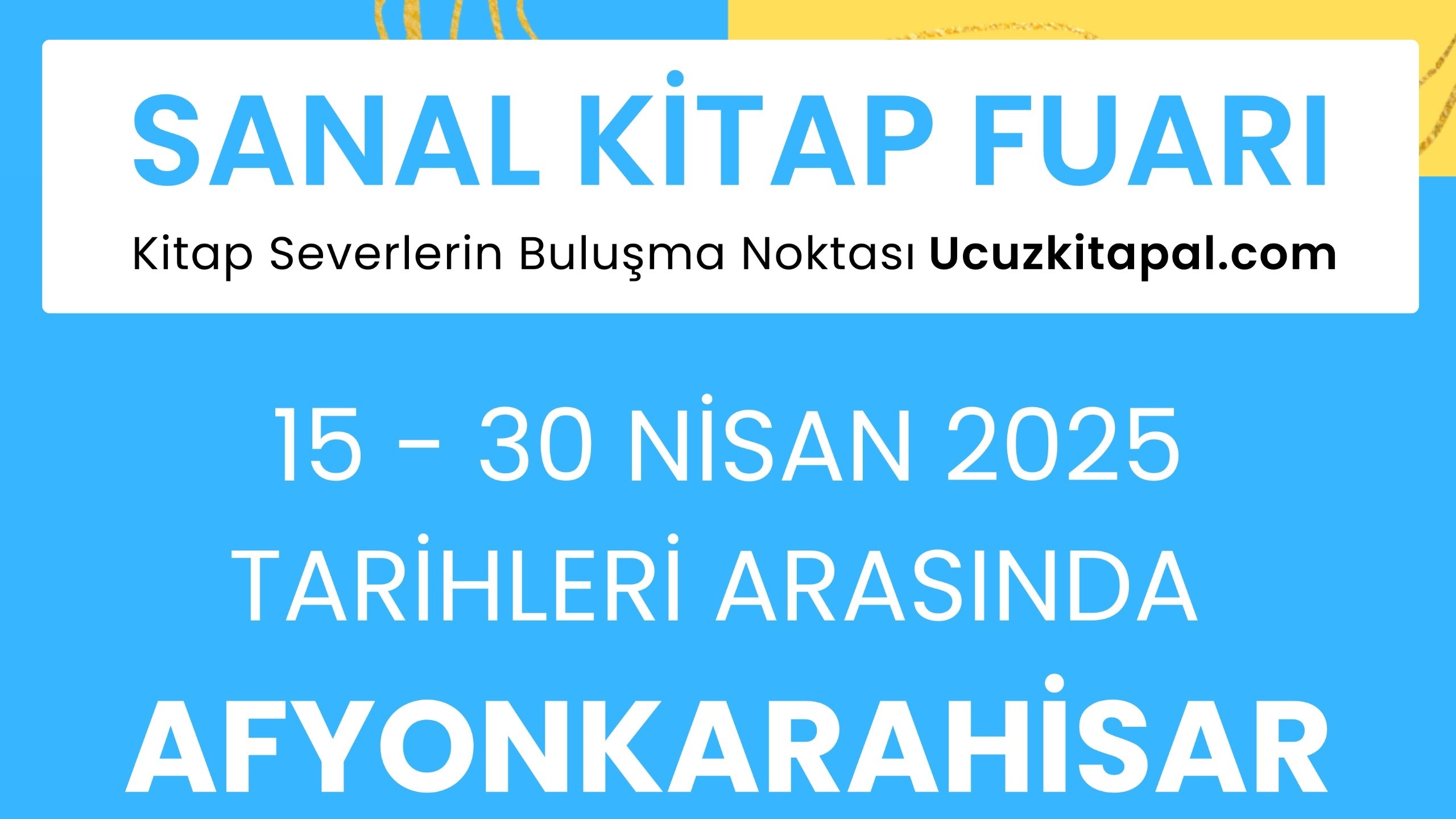 Afyonkarahisar’a Özel Sanal Kitap Fuarı başladı