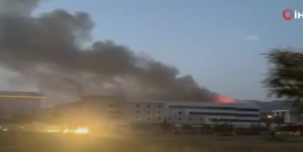 Afyonkarahisar'da 5 yıldızlı termal otelde yangın... İtfaiye olay yerine sevk edildi