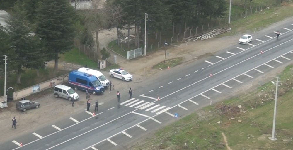 Afyonkarahisar’da helikopter destekli Korona virüs denetimi 