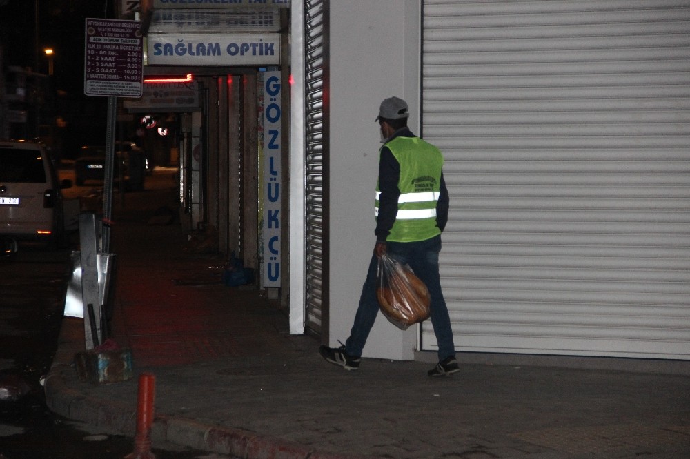Afyonkarahisar’da ilk kez uygulanan sokağa çıkma yasağı başladı 