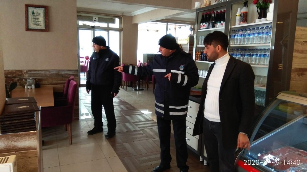 Afyonkarahisar’da Korona virüs denetimi 