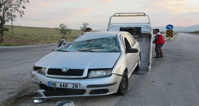 Afyonkarahisar'da trafik kazası: 1 yaralı