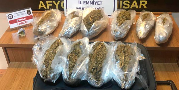 Afyonkarahisar'da uyuşturucu operasyonu