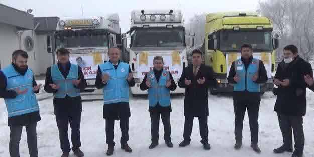 Afyonkarahisar'dan Suriye'ye 75 ton un gönderildi