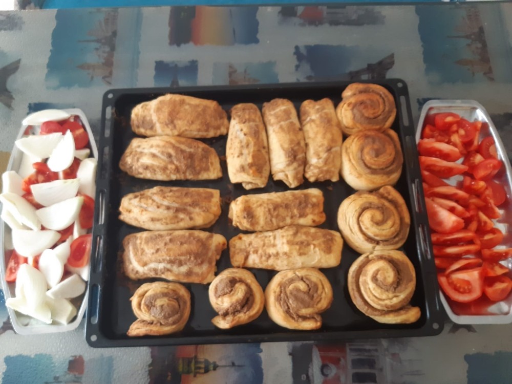 Afyonkarahisarlı gazeteciler evde kalıp yemek yaptı 