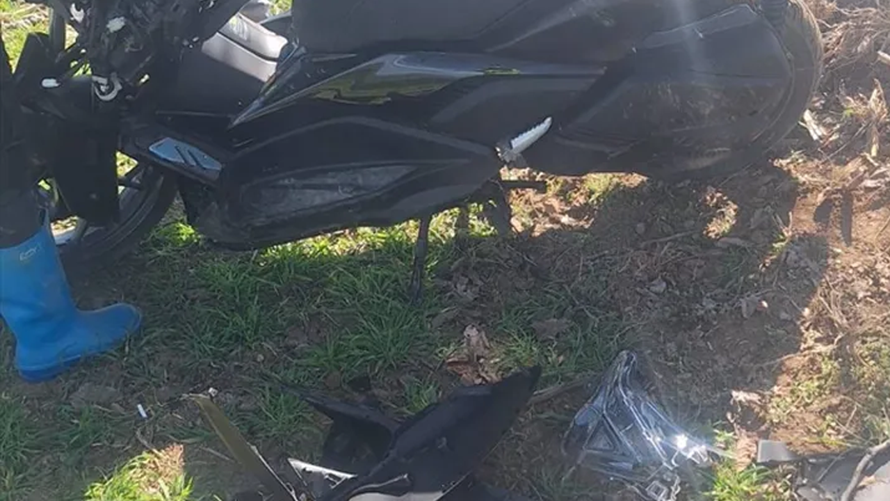 Ağaca çarpan motosikletin sürücüsü hayatını kaybetti!