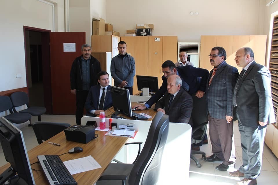 Ağaçören ilçesinde ehliyet ve pasaport sistemi hizmete girdi 