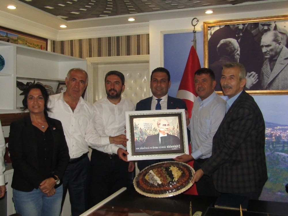 Ağbaba Başkan Yıldırım ile bir araya geldi 