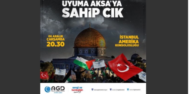 AGD, Kudüs için meydanlara iniyor