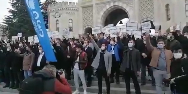 AGD'li gençlerden Kabe'ye yapılan saldırıya sert tepki! 