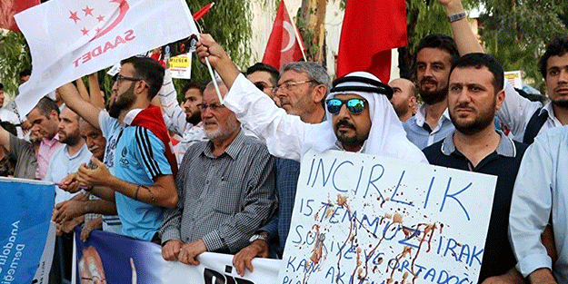 AGD'liler İncirlik Üssü'ne yürüdü!