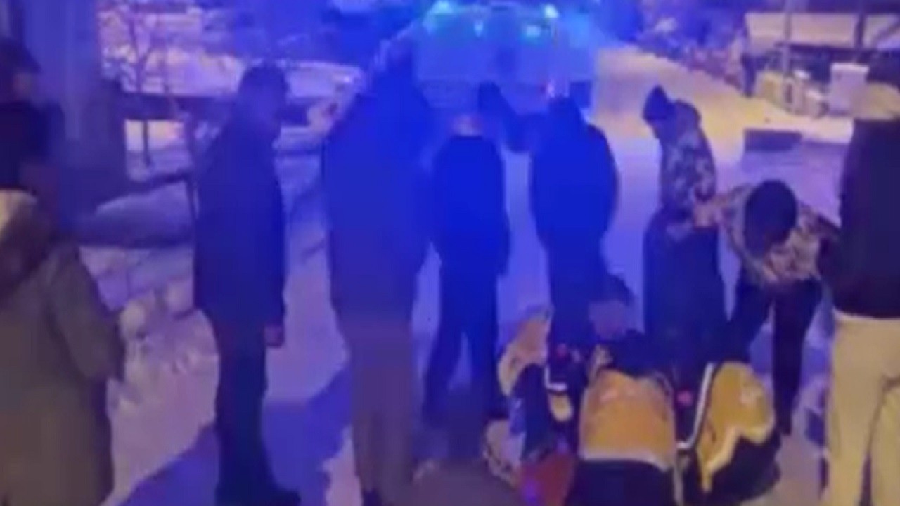 Ağır yaralandı! Kar eğlencesi hastanede bitti
