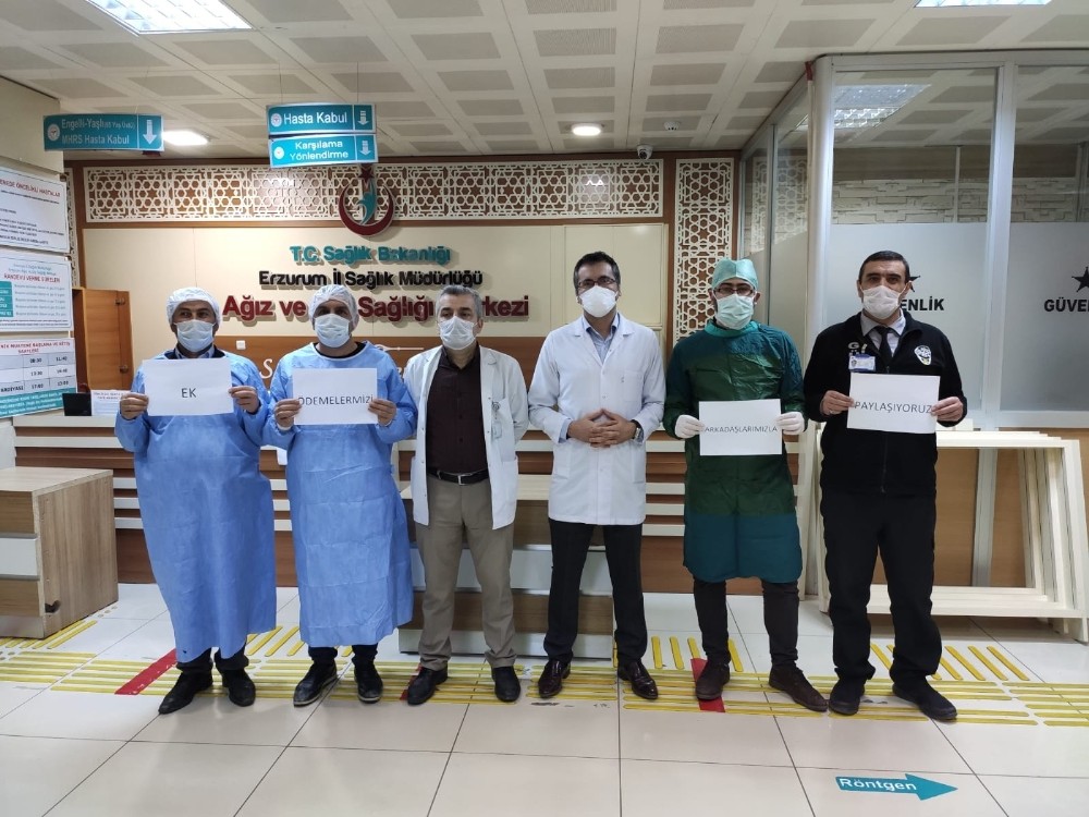Ağız ve Diş Sağlığı hekimlerinden anlamlı destek 