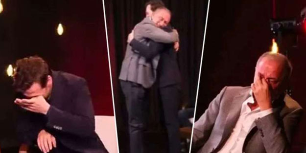 Ağlayan Fatih Altaylı, Aras Bulut İynemli'ye sarıldı