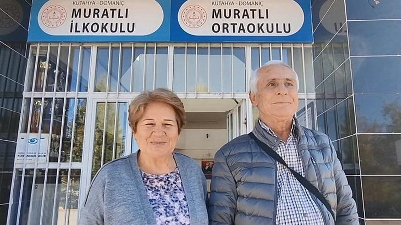 Ağlayarak ayrıldığı köye 49 yıl sonra geri döndü! Emekli öğretmenden ilk atandığı okula vefa ziyareti