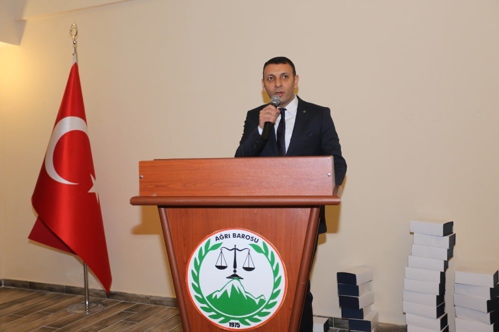 Ağrı Barosu Başkanı Aydın: “Avukat, adaletin vatandaşla kurduğu köprüdür” 