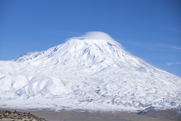 Ağrı dağa beyaza büründü
