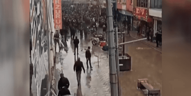 Provokasyonu HDP ilçe teşkilatı organize etti, Savcı Sayan'ı hedef aldılar!