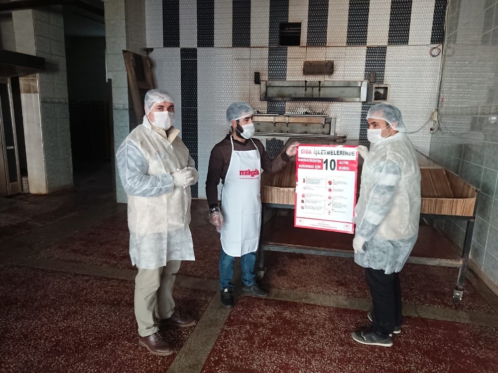 Ağrı’da fırınlarda koronavirüs denetimleri gerçekleştirildi 