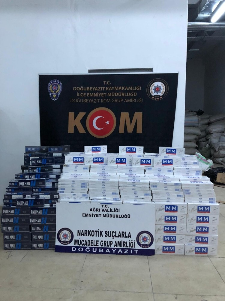 Ağrı’da kaçak sigara operasyonu 