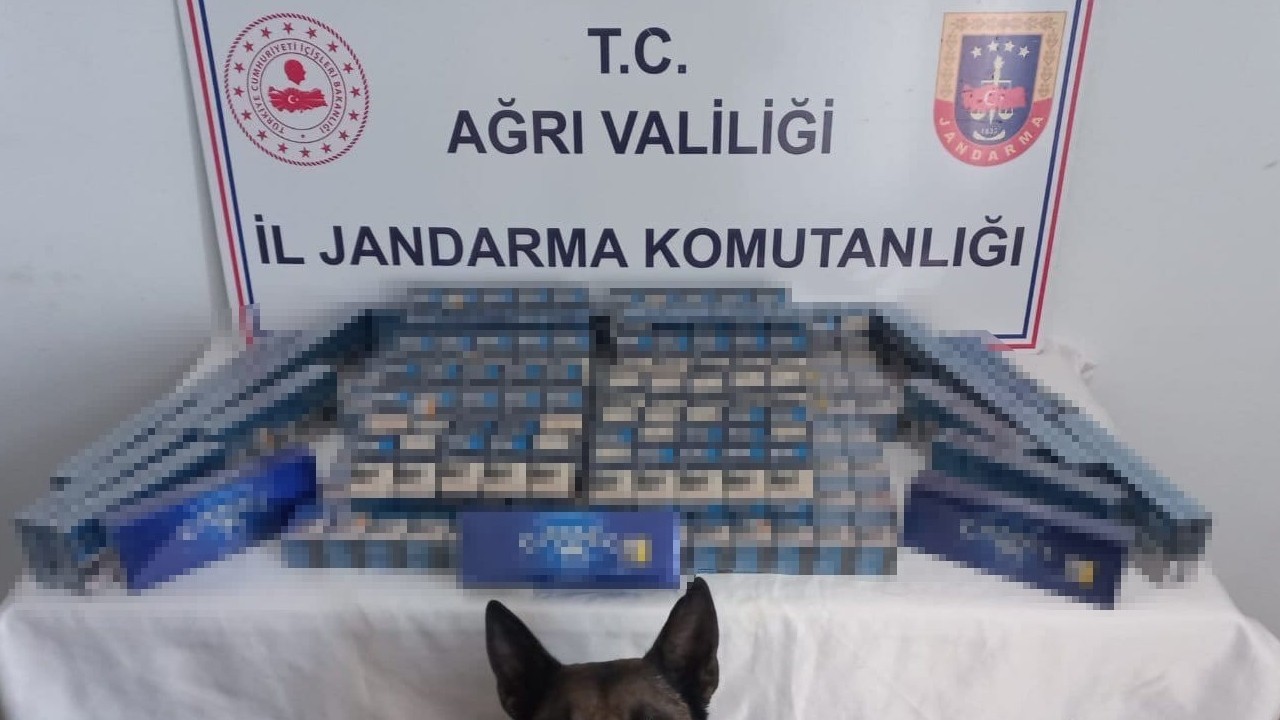 Ağrı’da kaçak sigara operasyonu