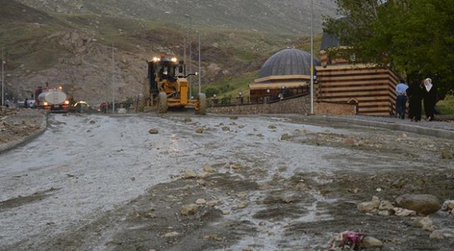 Ağrı'da sağanak yağmur etkili oldu
