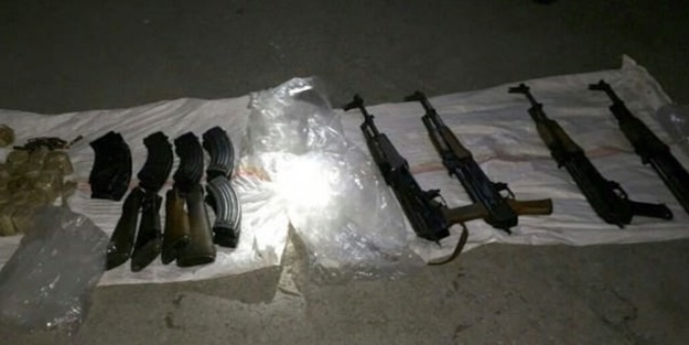 Ağrı'da silah ve mühimmat ele geçirildi