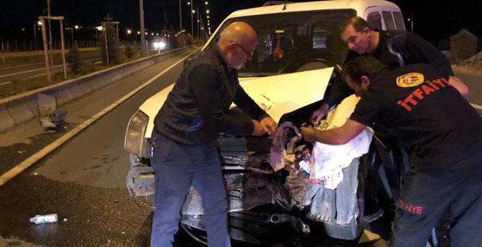 Ağrı’da trafik kazası: 3 kişi yaralı