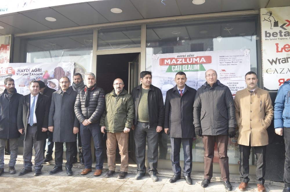 Ağrı’daki STK’lardan İdlib için yardım çağrısı 