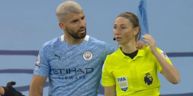 Agüero'nun kadın hakeme yaptığı hareket ülkeyi ayağa kaldırdı